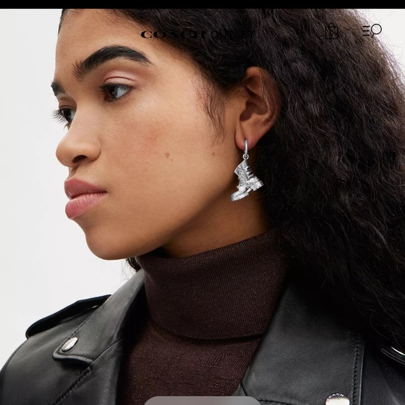 COACH KEY AND BOOT MISMATCH EARRINGS NWT - Picture 6 of 7